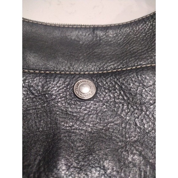 Coach Black Leather Shoulder Bag F10890 - Picture 9 of 9